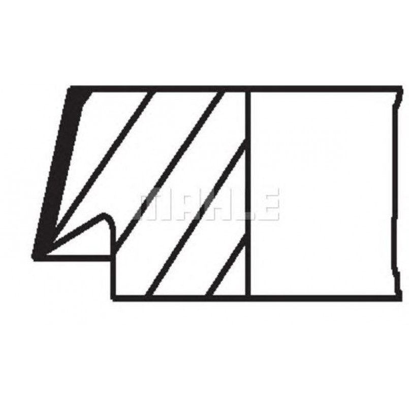 01158N1 Mahle - Кільця — фото товара №3