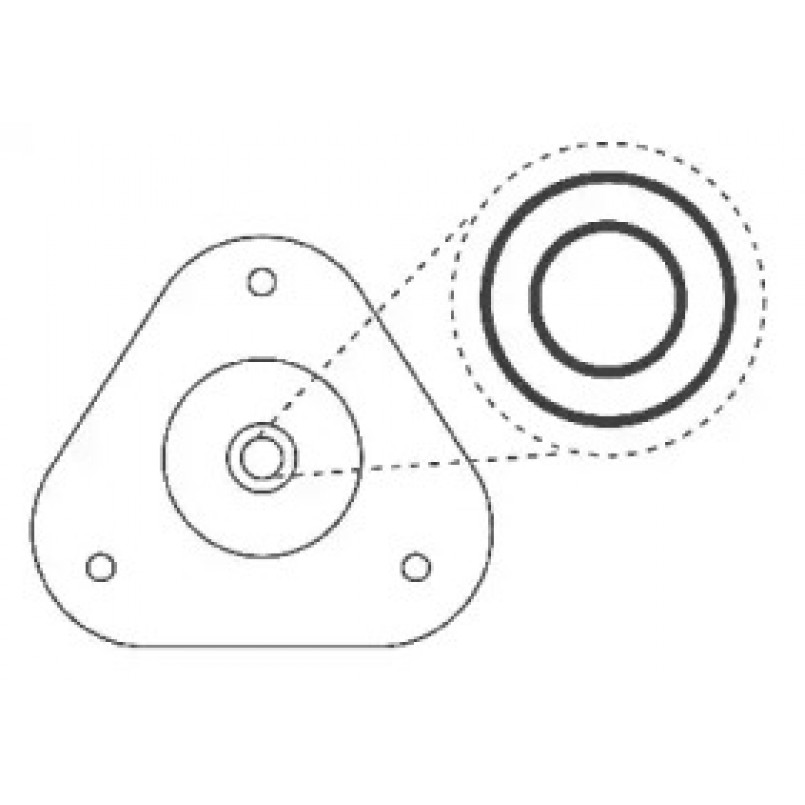 SM5639 KYB - Опора стійки амортизатора — фото товара №3