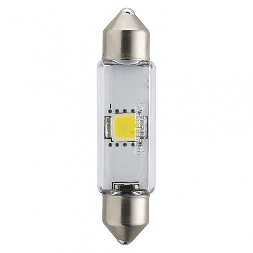 129454000KX1 (PHILIPS) Festoon T10,5x43 X-tremeVision LED 4000K 12V 1W SV8,5 — фото товара №1