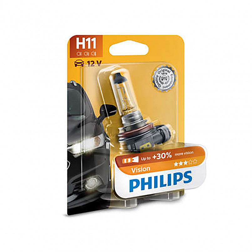 12362PRB1 (PHILIPS) H11 Vision 12V 55W PGJ19-2 Blst. 1 pc. — фото товара №2