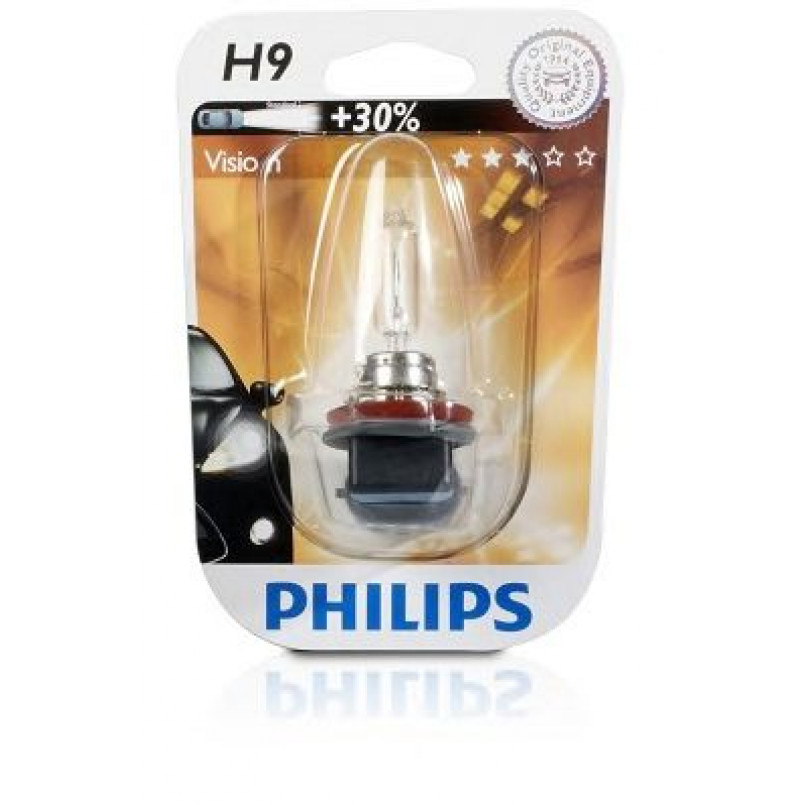 12361B1 (PHILIPS) H9 12V 65W PGJ19-5 Blst. 1 pc. — фото товара №1