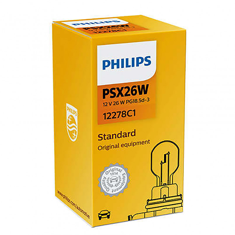 12278C1 (PHILIPS) PSX26W 12V 26W PG18.5d-3 — фото товара №2