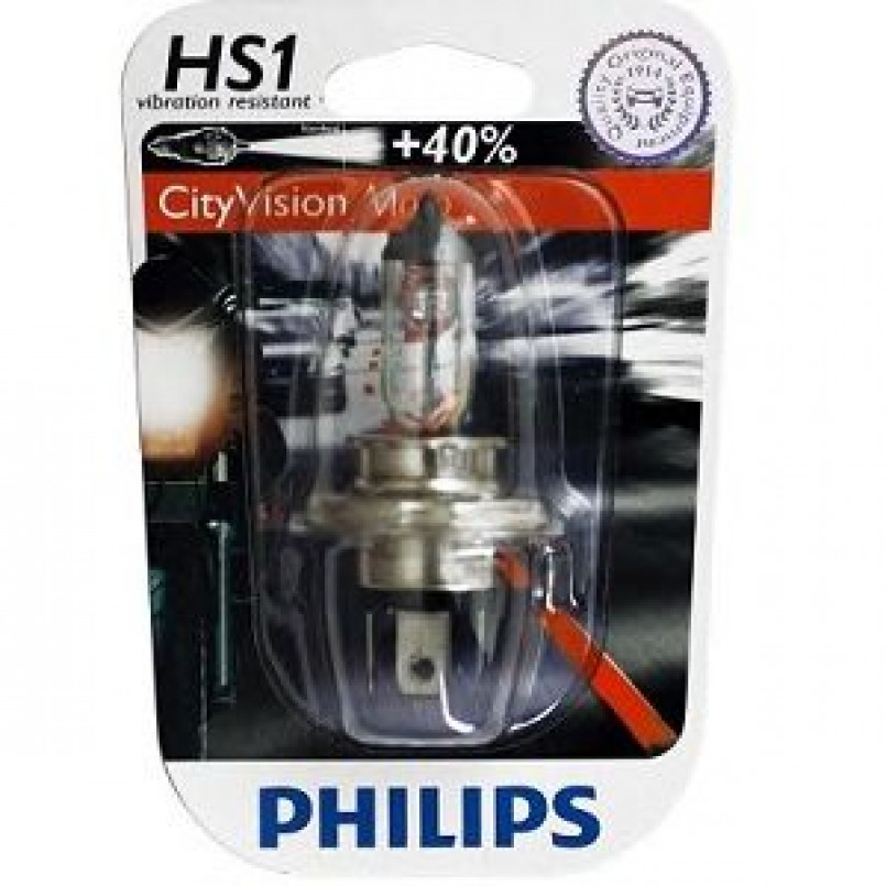 12636CTVBW (PHILIPS) HS1 CityVision Moto 12V 35/35W PX43t — фото товара №1