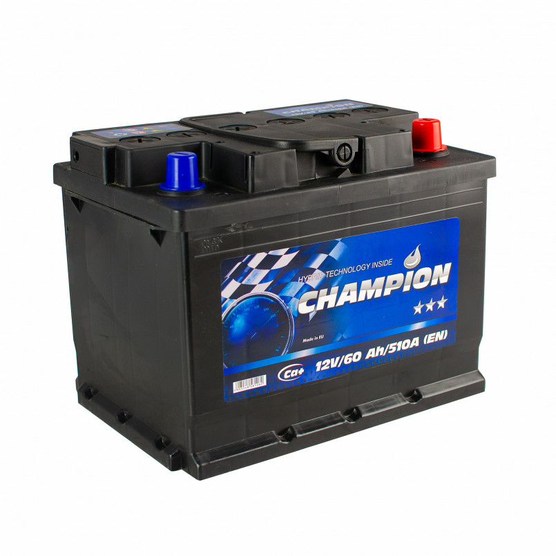 Black 60 Ah/12V Champion Euro (0) — фото товара №1