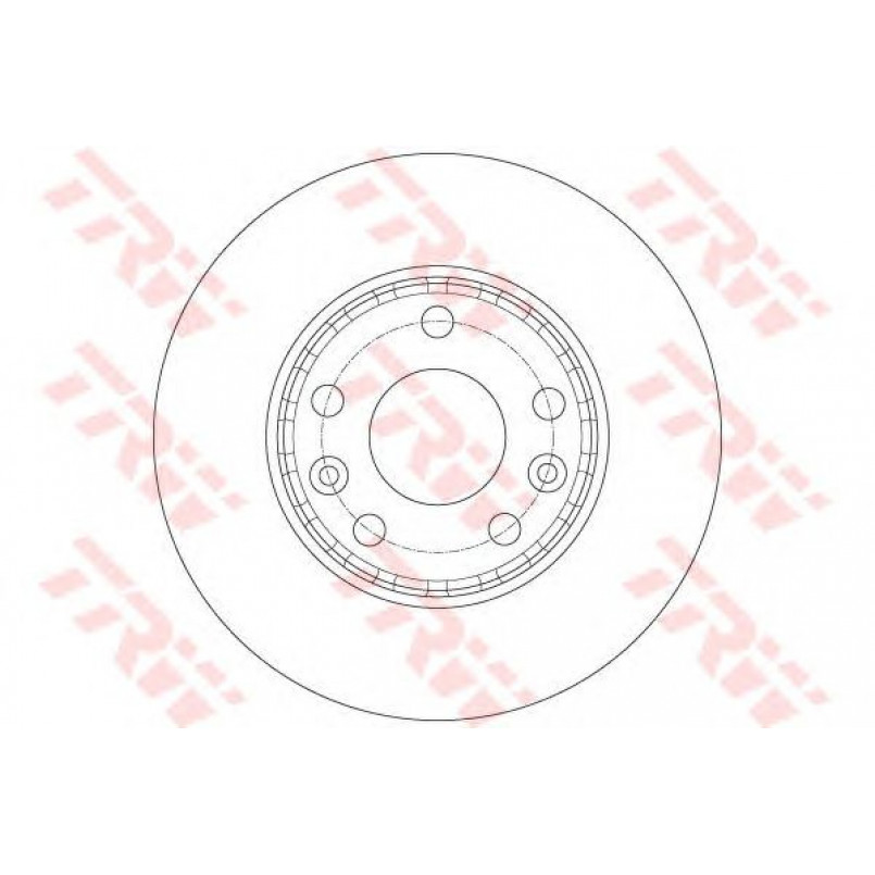 DF6072  TRW - Гальмівний диск — фото товара №2