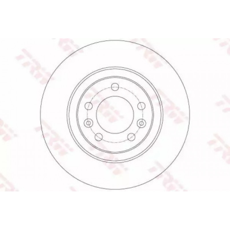 DF6134  TRW - Гальмівний диск — фото товара №2