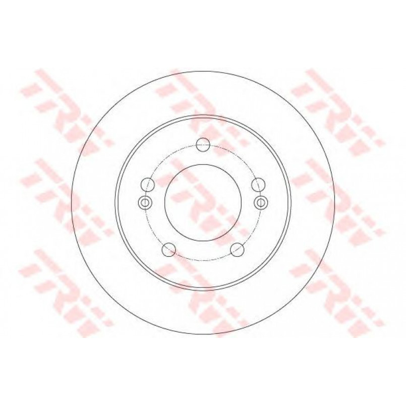DF6144  TRW - Гальмівний диск — фото товара №1