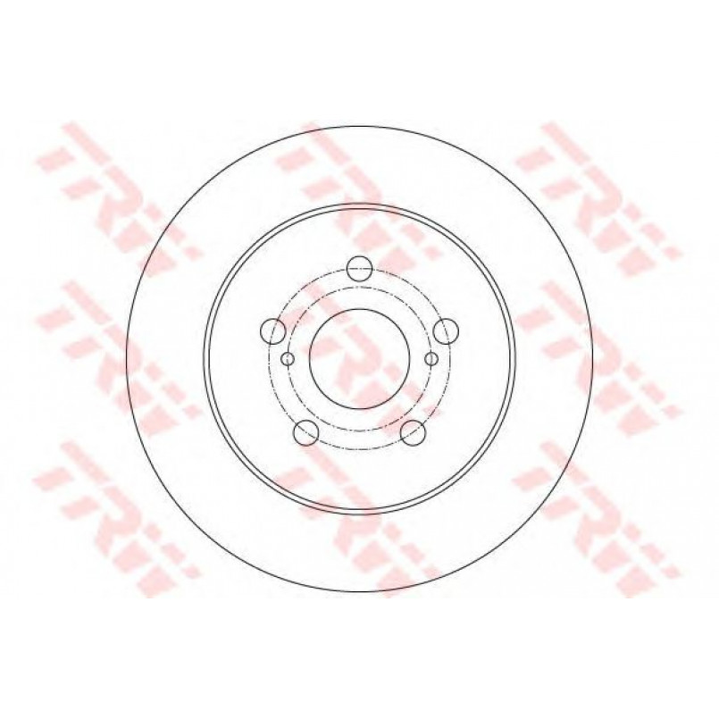 DF6145  TRW - Гальмівний диск — фото товара №1