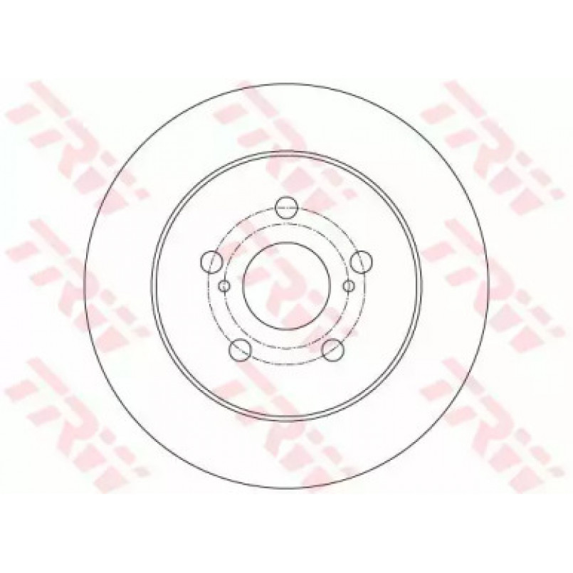 DF6145  TRW - Гальмівний диск — фото товара №2
