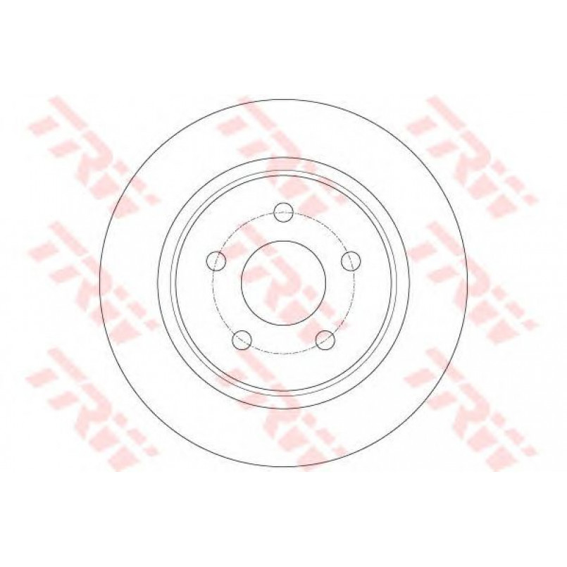DF6150  TRW - Гальмівний диск — фото товара №1