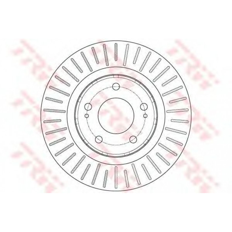 DF6174  TRW - Гальмівний диск — фото товара №1