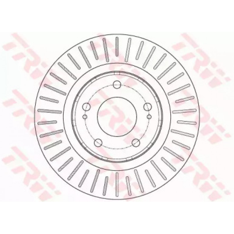 DF6174  TRW - Гальмівний диск — фото товара №2