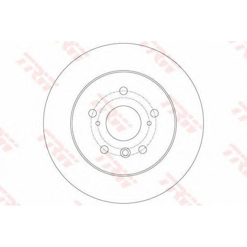 DF6176  TRW - Гальмівний диск — фото товара №1