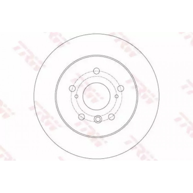 DF6176  TRW - Гальмівний диск — фото товара №2