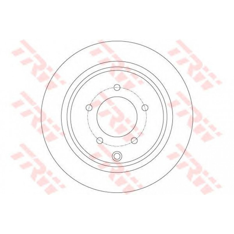 DF6177  TRW - Гальмівний диск — фото товара №1