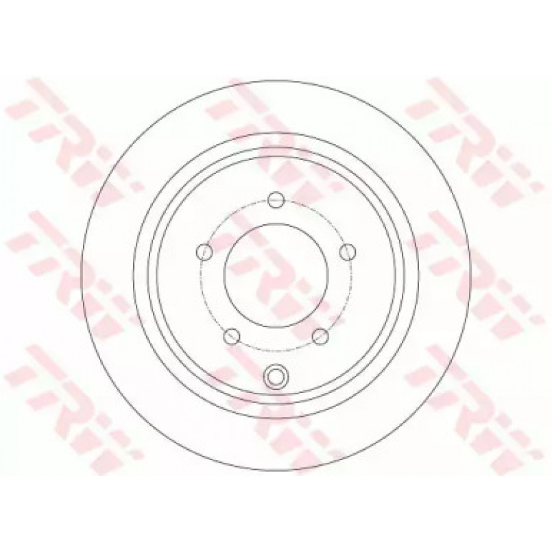 DF6177  TRW - Гальмівний диск — фото товара №2