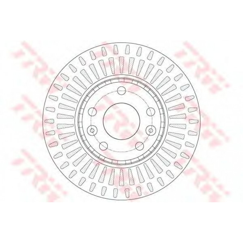 DF6184  TRW - Гальмівний диск — фото товара №1