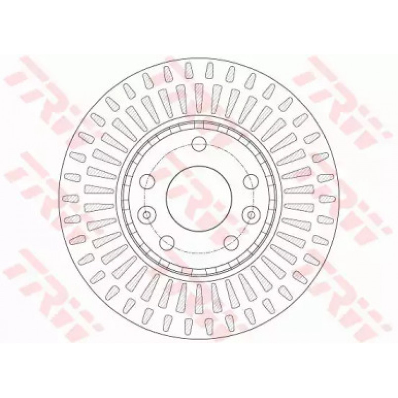 DF6184  TRW - Гальмівний диск — фото товара №2