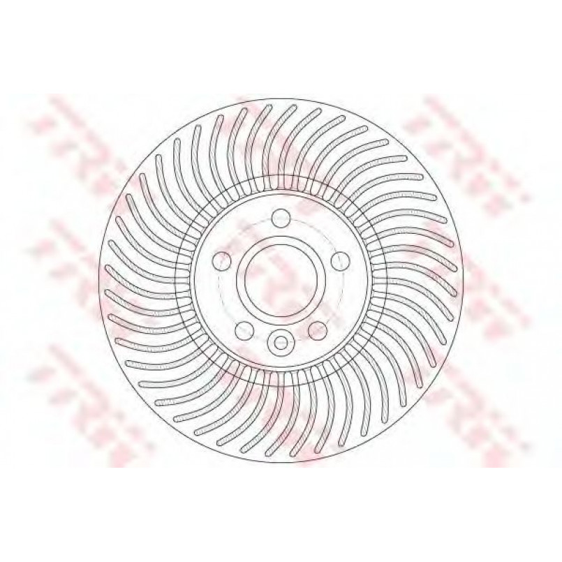 DF6185S  TRW - Гальмівний диск — фото товара №1