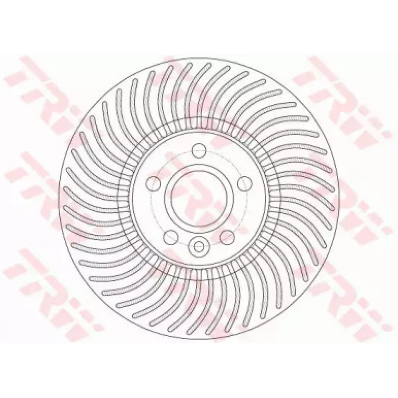 DF6185S  TRW - Гальмівний диск — фото товара №2