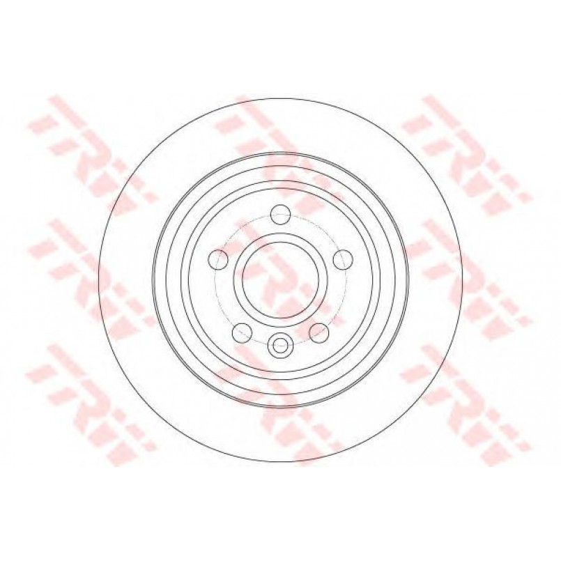 DF6187  TRW - Гальмівний диск — фото товара №1