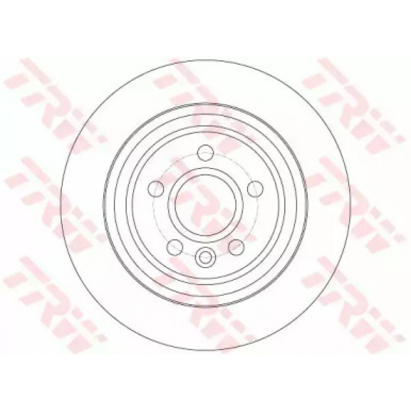 DF6187  TRW - Гальмівний диск — фото товара №2