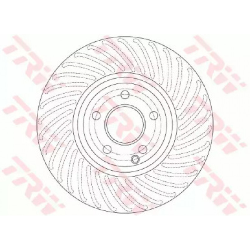 DF6195S  TRW - Гальмівний диск — фото товара №2
