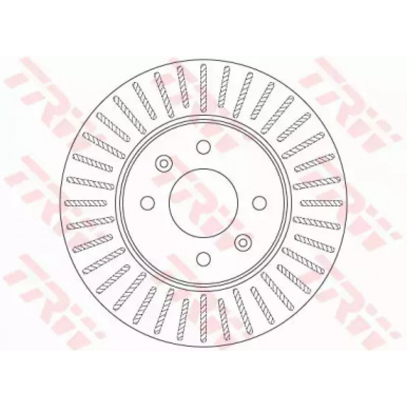 DF6198  TRW - Гальмівний диск — фото товара №2