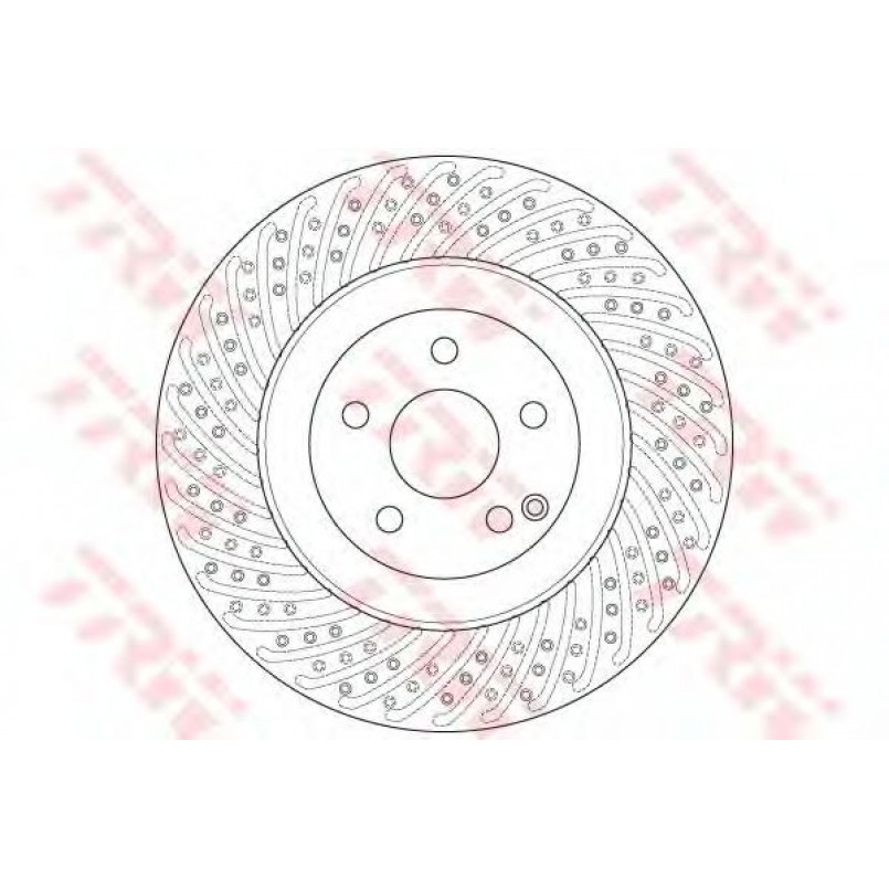 DF6242S  TRW - Гальмівний диск — фото товара №1