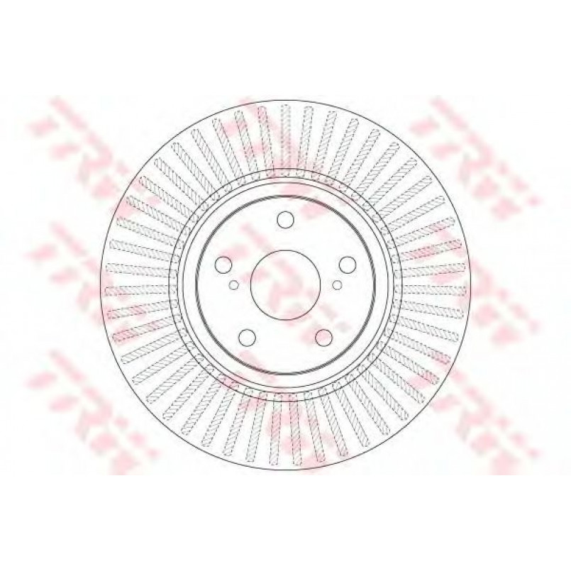 DF6268  TRW - Гальмівний диск — фото товара №1