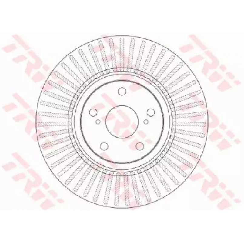 DF6268  TRW - Гальмівний диск — фото товара №2