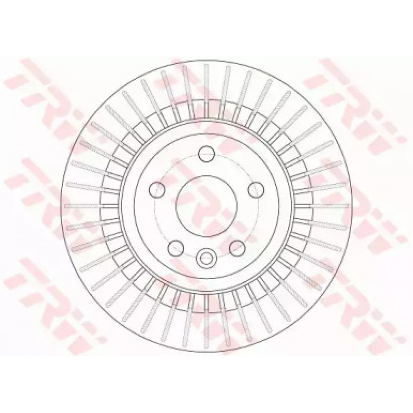 DF6308  TRW - Гальмівний диск — фото товара №2