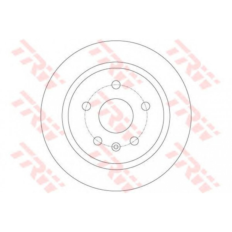 DF6312  TRW - Гальмівний диск — фото товара №1
