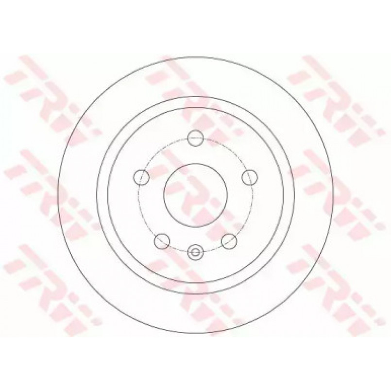 DF6312  TRW - Гальмівний диск — фото товара №2