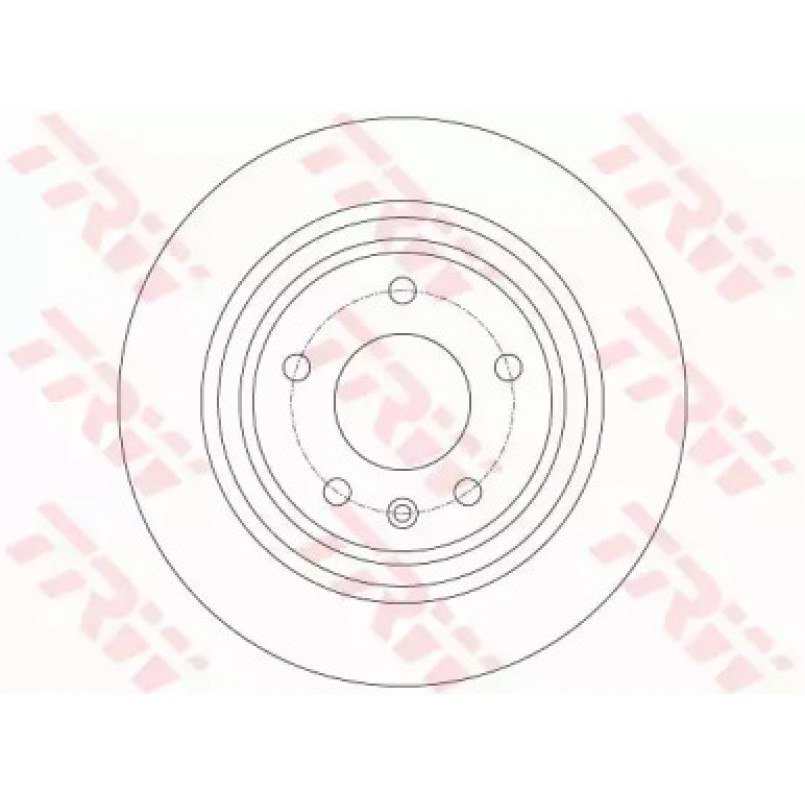 DF6363  TRW - Гальмівний диск — фото товара №2