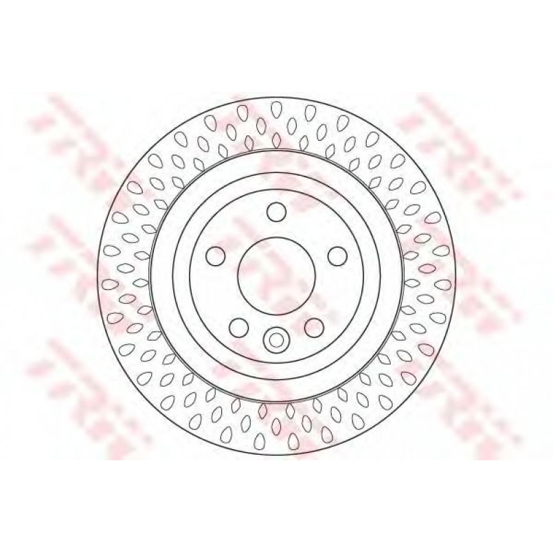 DF6387  TRW - Гальмівний диск — фото товара №1