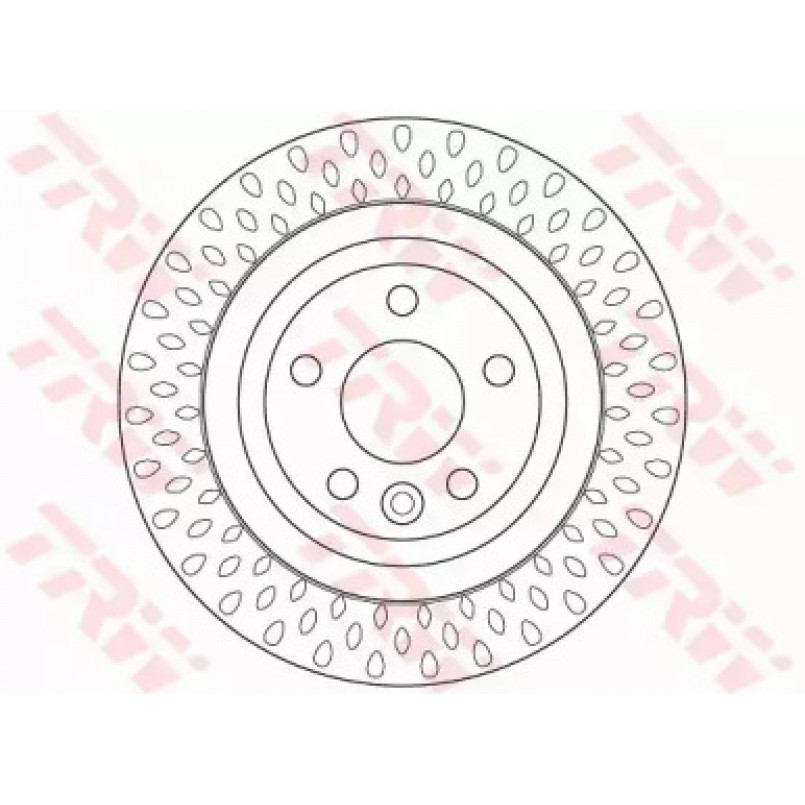DF6387  TRW - Гальмівний диск — фото товара №2