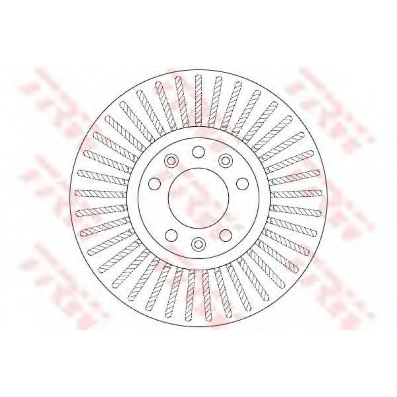 DF6419  TRW - Гальмівний диск — фото товара №1