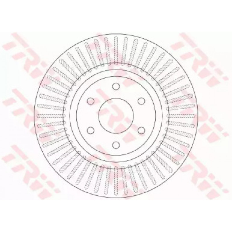 DF6425  TRW - Гальмівний диск — фото товара №2
