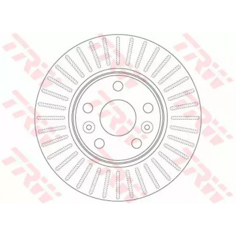 DF6448  TRW - Гальмівний диск — фото товара №2