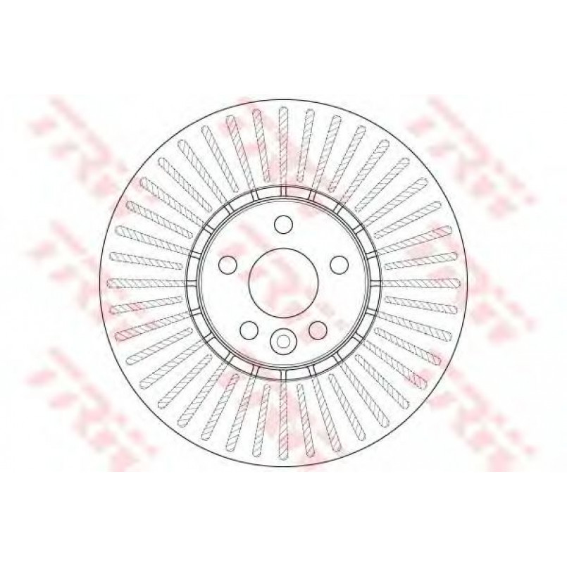 DF6472S  TRW - Гальмівний диск — фото товара №1