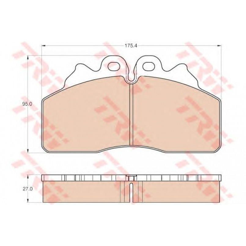 GDB5113  TRW - Гальмівні колодки до дисків — фото товара №1