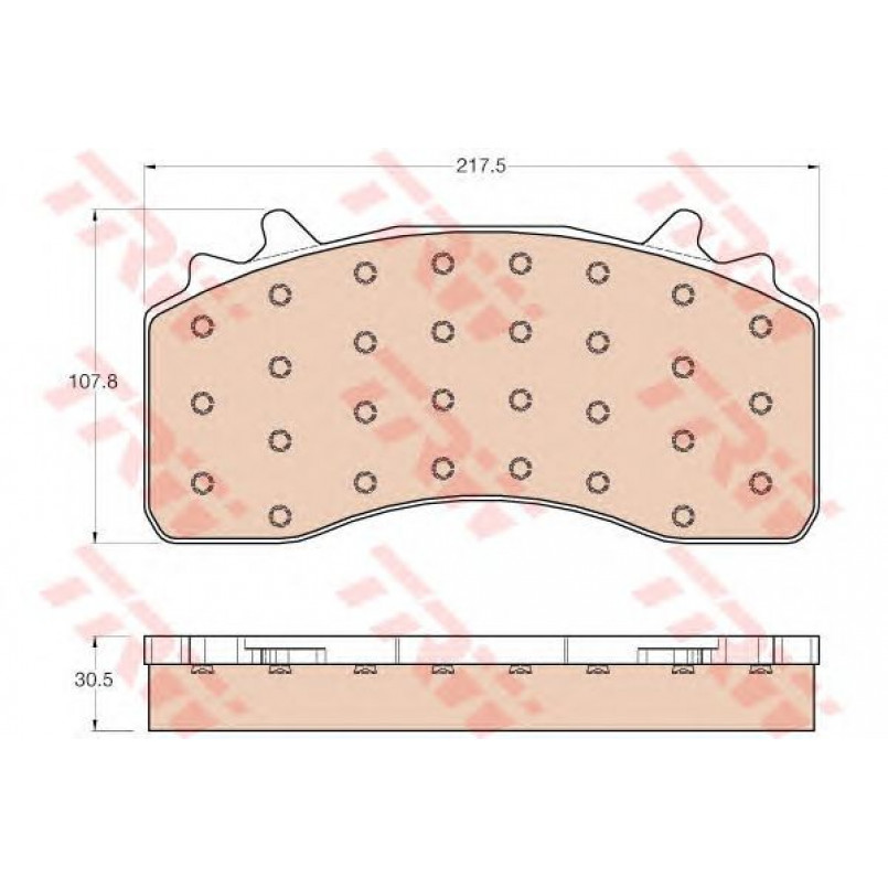 GDB5114  TRW - Гальмівні колодки до дисків — фото товара №1