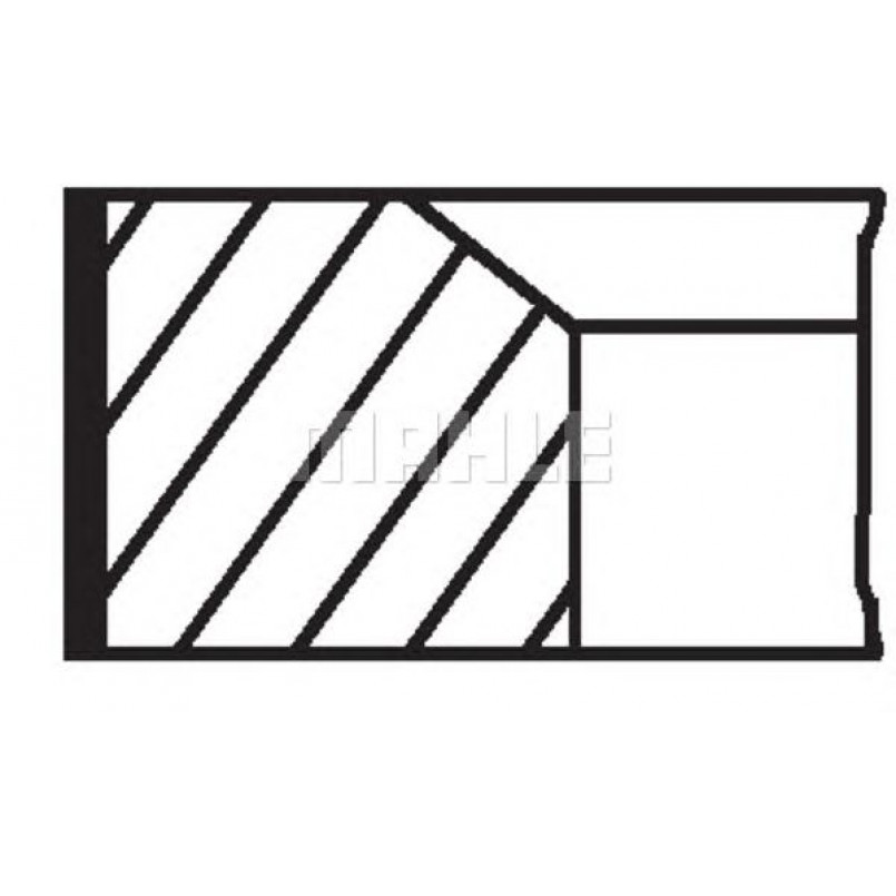 02158V2 Mahle - Кільця — фото товара №3