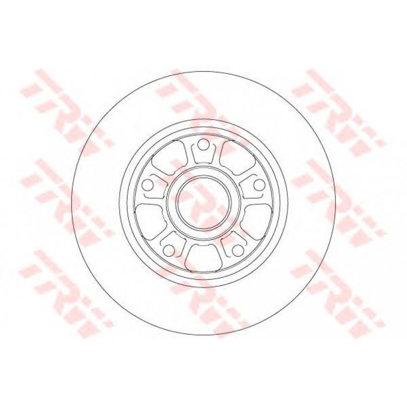 DF6182  TRW - Гальмівний диск — фото товара №1