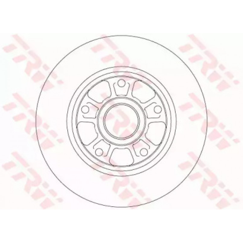 DF6182  TRW - Гальмівний диск — фото товара №2