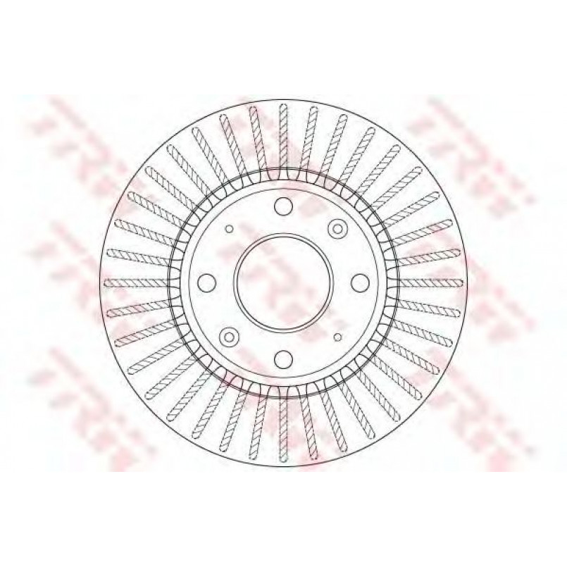 DF6229  TRW - Гальмівний диск — фото товара №1