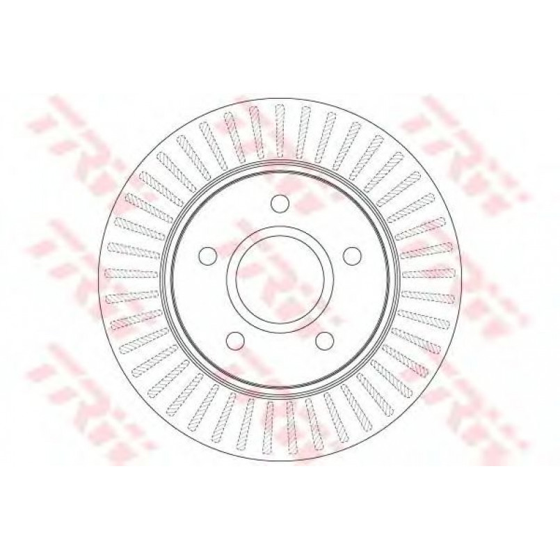 DF6253S  TRW - Гальмівний диск — фото товара №1