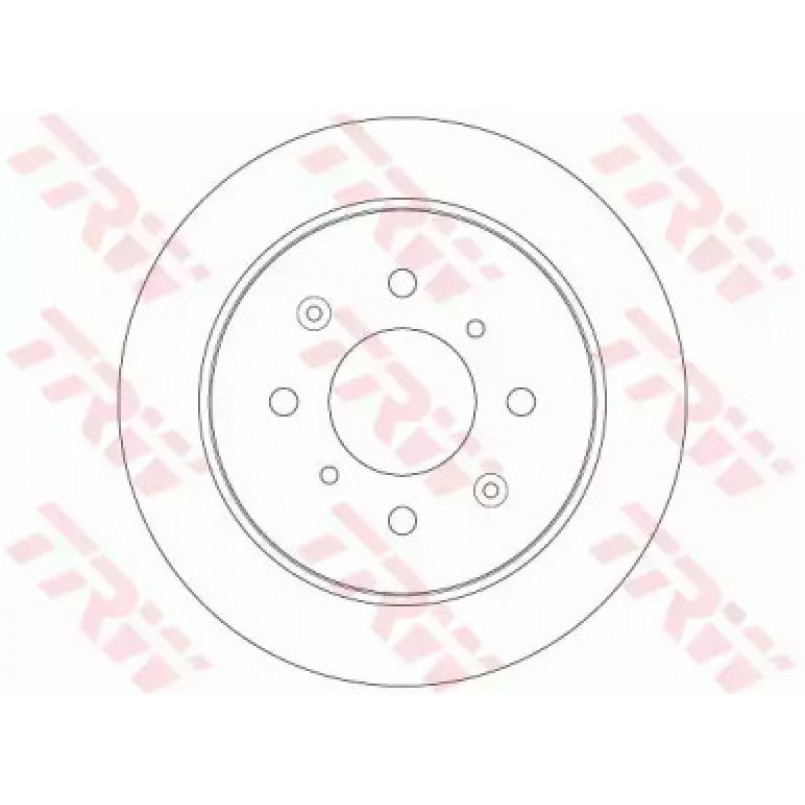 DF6378  TRW - Гальмівний диск — фото товара №2