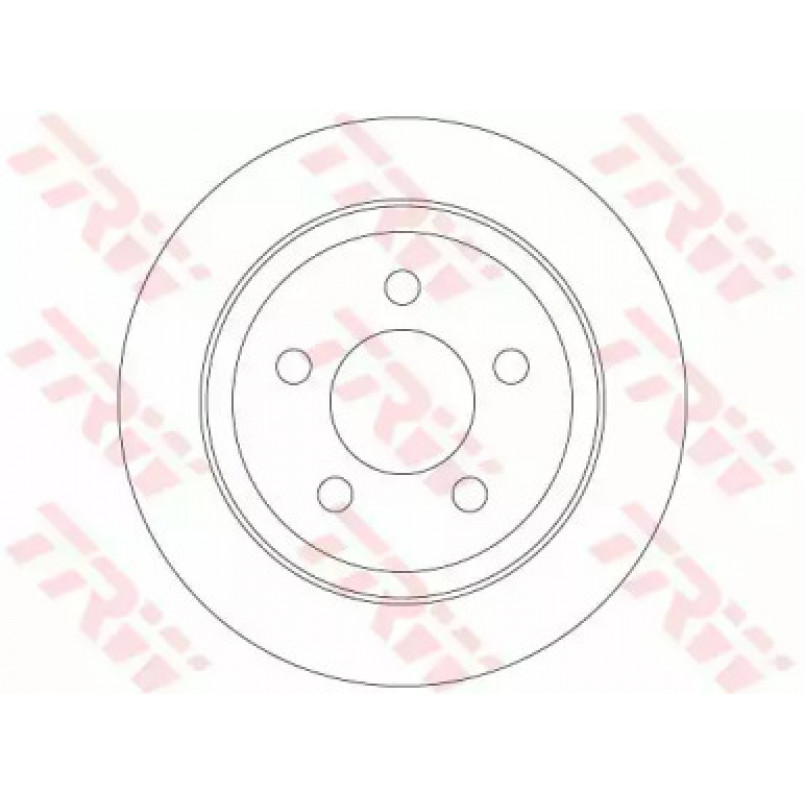 DF6386  TRW - Гальмівний диск — фото товара №2